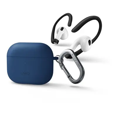 Uniq Nexo Apple Airpods (3. gen) tok fülkampóval, kék