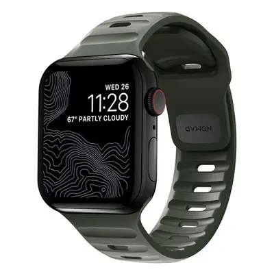 Nomad Sport Apple Watch 42/44/45/49mm szíj, zöld