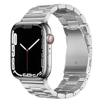 Forcell FA10 Apple Watch 38/40/41mm fém szíj, ezüst