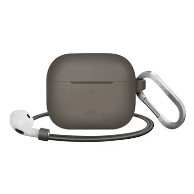 Uniq Vencer Apple Airpods (3. gen) tok + nyakbaakasztó, bézs