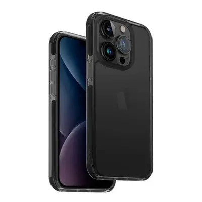 Uniq Combat Apple iPhone 15 Pro Max Szilikon tok, karbon fekete