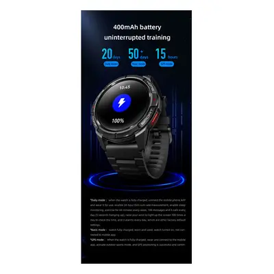 Mibro Watch GS Active okosóra szilikon szíjjal, aktivitásmérővel, pulzusmérővel, szürke (GPS, 5A