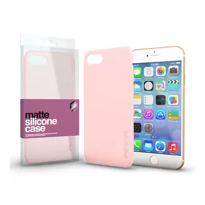 Xprotector Matte, ultra vékony matt szilikon hátlap tok, Samsung A600 Galaxy A6, púder pink