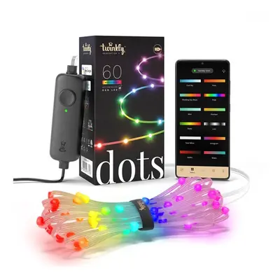 Twinkly Dots okos beltéri LED szalag 60 LED RGB, 3m