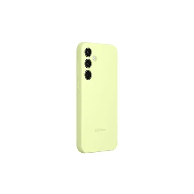 Samsung Galaxy A55 5G Silicone Cover, gyári szilikon tok, lime, EF-PA556TME