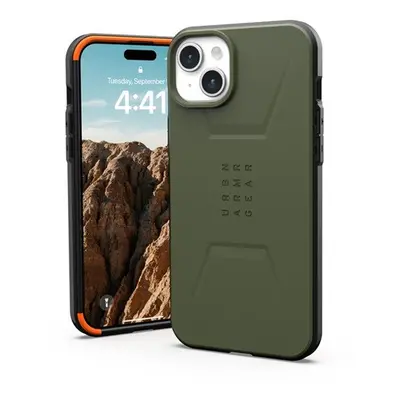 UAG Civilian MagSafe Apple iPhone 15 Plus hátlap tok, olive drab