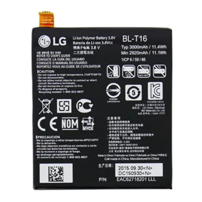 LG BL-T16 (H955 Flex 2) kompatibilis akkumulátor 3000mAh, OEM jellegű