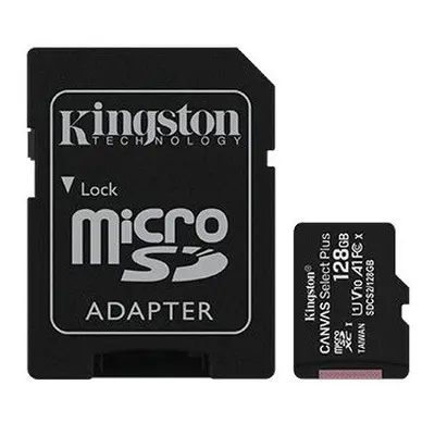 Kingston Canvas Select Plus microSDXC 128GB (Class 10), UHS-I memóriakártya adapterrel (SDCS2/12