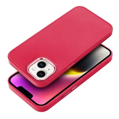 Frame Xiaomi Redmi Note 12 Pro Plus 5G közepesen ütésálló tok kameravédő kerettel, magenta