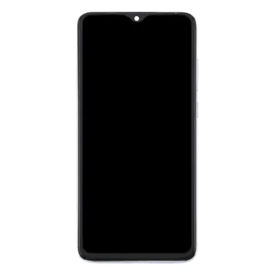 Xiaomi Redmi Note 8 Pro kompatibilis LCD modul kerettel, OEM jellegű, fehér, Grade S+