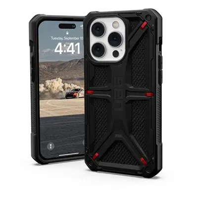 UAG Monarch Apple iPhone 14 Pro hátlap tok, Kevlar Black