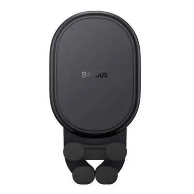 Baseus Stable Wireless autós tartó, szellőzőrácsba, wireless töltő 15W, fekete