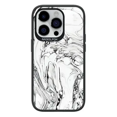 Mobilfox Apple iPhone 14 pro full-shock 3.0 hátlap tok, Ebony and Ivory