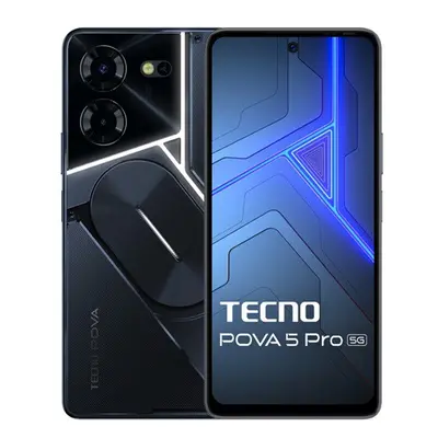 Tecno Pova 5 Pro 5G 8/256GB okostelefon, Dark Illusion (fekete)