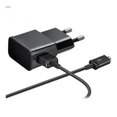 Samsung ETA0U83EWE kompatibilis hálózati töltő adapter USB + ECB-DU4AWE microUSB kábel, fekete, 