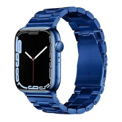 Forcell FA10 Apple Watch 38/40/41mm fém szíj, kék