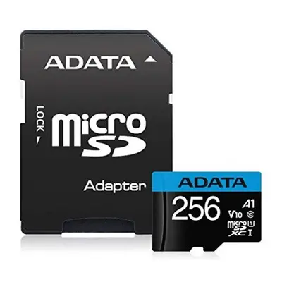 ADATA Memóriakártya MicroSDXC 256GB + Adapter UHS-I CL10 (100/25)