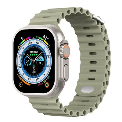 Phoner River Apple Watch 41/40/38 mm szilikon szíj, keki