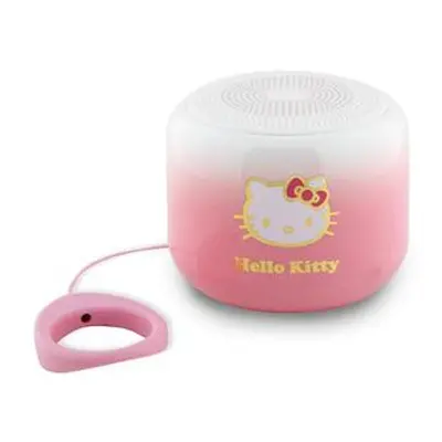 Hello Kitty Head Logo mini bluetooth hangszóró, rózsaszín