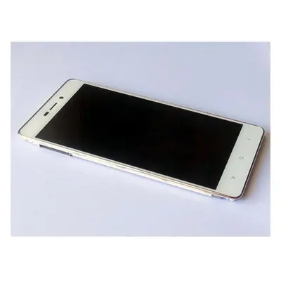 Xiaomi Redmi 3/3S kompatibilis LCD modul kerettel, OEM jellegű, fehér, Grade S+