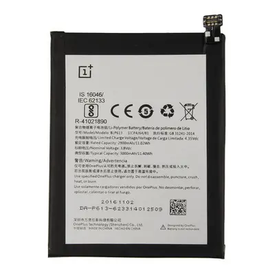 Oneplus BLP613 (Oneplus 3) kompatibilis akkumulátor 2900/3000mAh, OEM jellegű