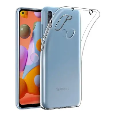 Samsung A115 Galaxy A11 Ultra Slim 0,5mm szilikon tok, átlátszó