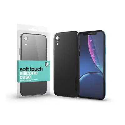 Xprotector Soft Touch, szilikon hátlap tok, Apple iPhone XR fekete