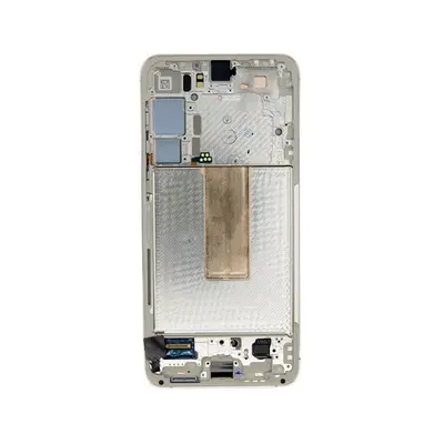 Samsung S916 Galaxy S23+ kompatibilis LCD kijelző + érintő, kerettel, krém