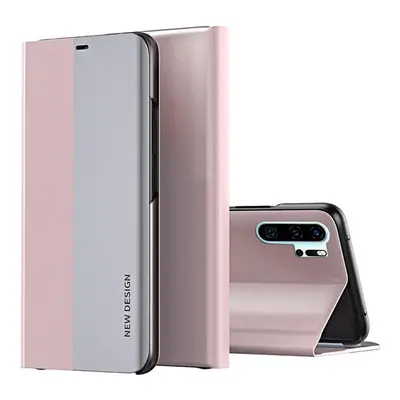 Huawei P40 Pro, oldalra nyíló tok, rózsaszín