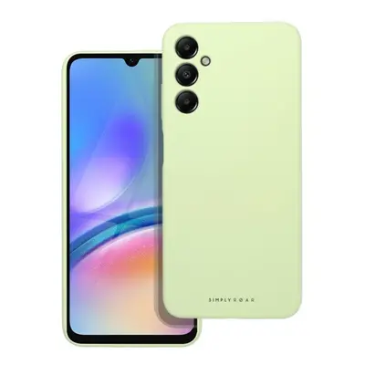 Roar Samsung Galaxy A05s prémium szilikon tok velúr béléssel, világoszöld