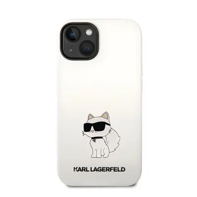 Karl Lagerfeld Liquid Choupette NFT szilikon hátlap tok Apple iPhone 14 Plus, fehér