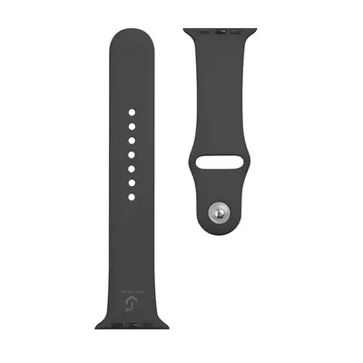 Tactical 488 Apple iWatch 1/2/3/4/5/6/7/8/9/SE 42/44/45mm szilikon szíj, fekete