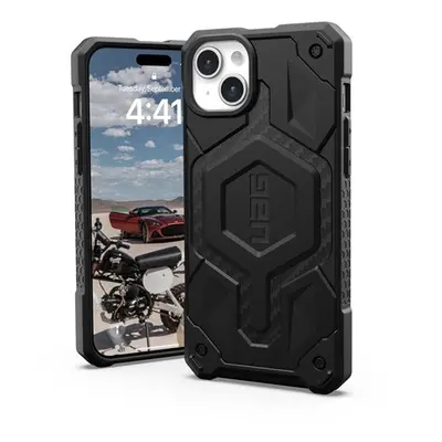 UAG Monarch Pro MagSafe Apple iPhone 15 Plus hátlap tok, carbon fiber