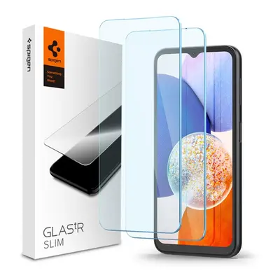 Spigen "Glas.tR SLIM" Samsung Galaxy A14 5G Tempered kijelzővédő fólia (2db)