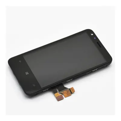 Nokia Lumia 620 kompatibilis LCD modul kerettel, OEM jellegű, Grade S+