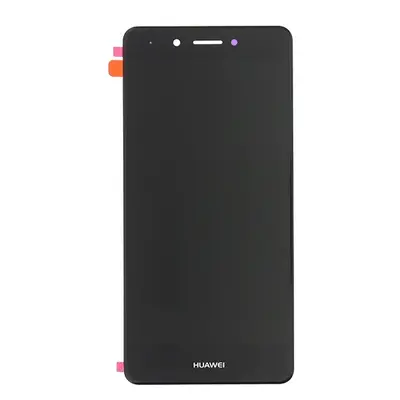 Huawei Nova Smart kompatibilis LCD modul, OEM jellegű, fekete, Grade S+