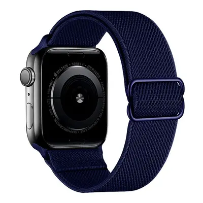 Phoner Dew Apple Watch csatos fonott szövet szíj, 38/40/41mm, tengerészkék