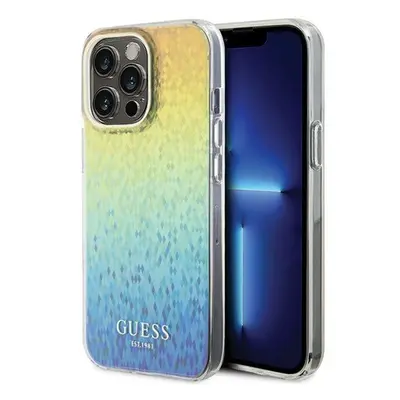 Guess IML Faceted Mirror Disco Iridescent Apple iPhone 15 Pro Max hátlap tok, színes