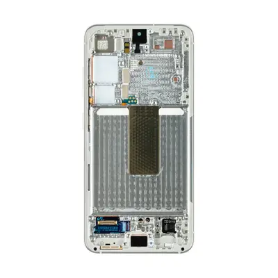 Samsung S911 Galaxy S23 kompatibilis LCD kijelző + érintő, kerettel, lime