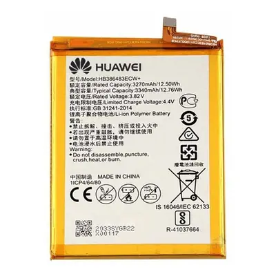 Huawei HB386483ECW (Honor 6X, G9 Plus) kompatibilis akkumulátor 3270mAh Li-iPol, OEM jellegű