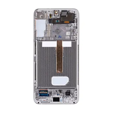 Samsung Galaxy S22 Plus kompatibilis LCD kijelző + érintő, kerettel, kék, SM-S906B