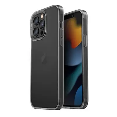 Uniq Hybrid Air Fender Apple iPhone 13 Pro, szilikon tok, fekete-átlátszó