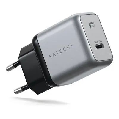 Satechi hálózati gyorstöltő adapter Type-C, PD, 30W, szürke