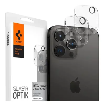 Spigen "Glas.tR SLIM EZ Fit Optik Apple iPhone 14 Pro Max/14 Pro Tempered kameravédő fólia felhe