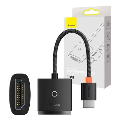 Baseus Lite Series HDMI-VGA adapter, fekete