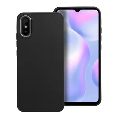 Frame Xiaomi Redmi 9AT/Redmi 9A közepesen ütésálló tok kameravédő kerettel, fekete