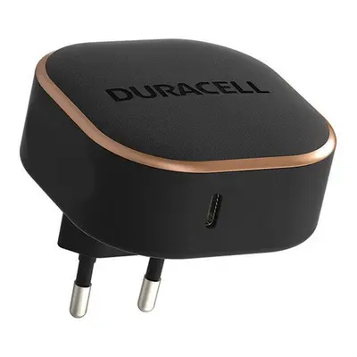 Duracell hálózati gyorstöltő adapter Type-C, 20W, fekete