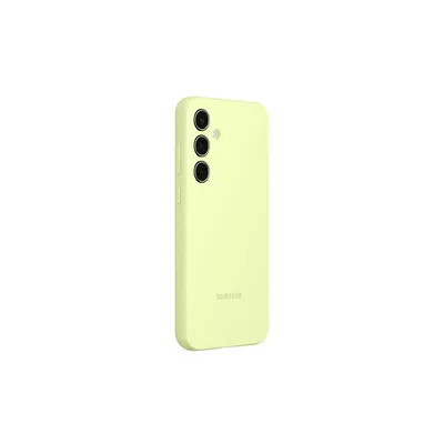 Samsung Galaxy A35 5G Silicone Cover, gyári szilikon tok, lime, EF-PA356TME