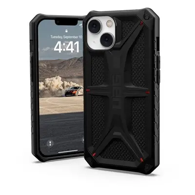 UAG Monarch Apple iPhone 14 hátlap tok, Kevlar Black