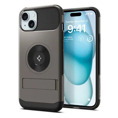 Spigen Slim Armor Apple iPhone 15 tok, Gunmetal, szürke